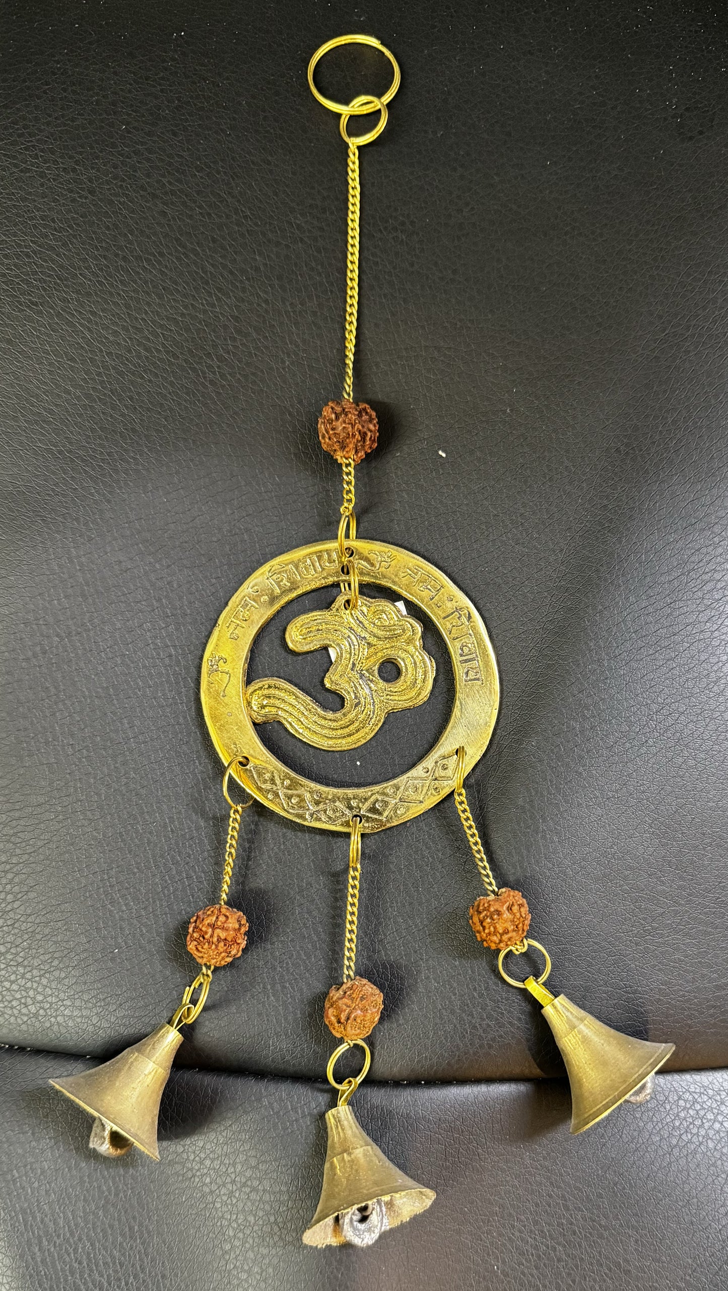 Om Wall / Door Hanging OM Brass Wind Chime Ornament