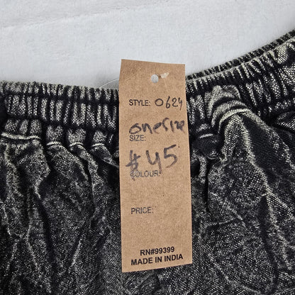Boho Hippie Harem Pants Green Mushroom One Size